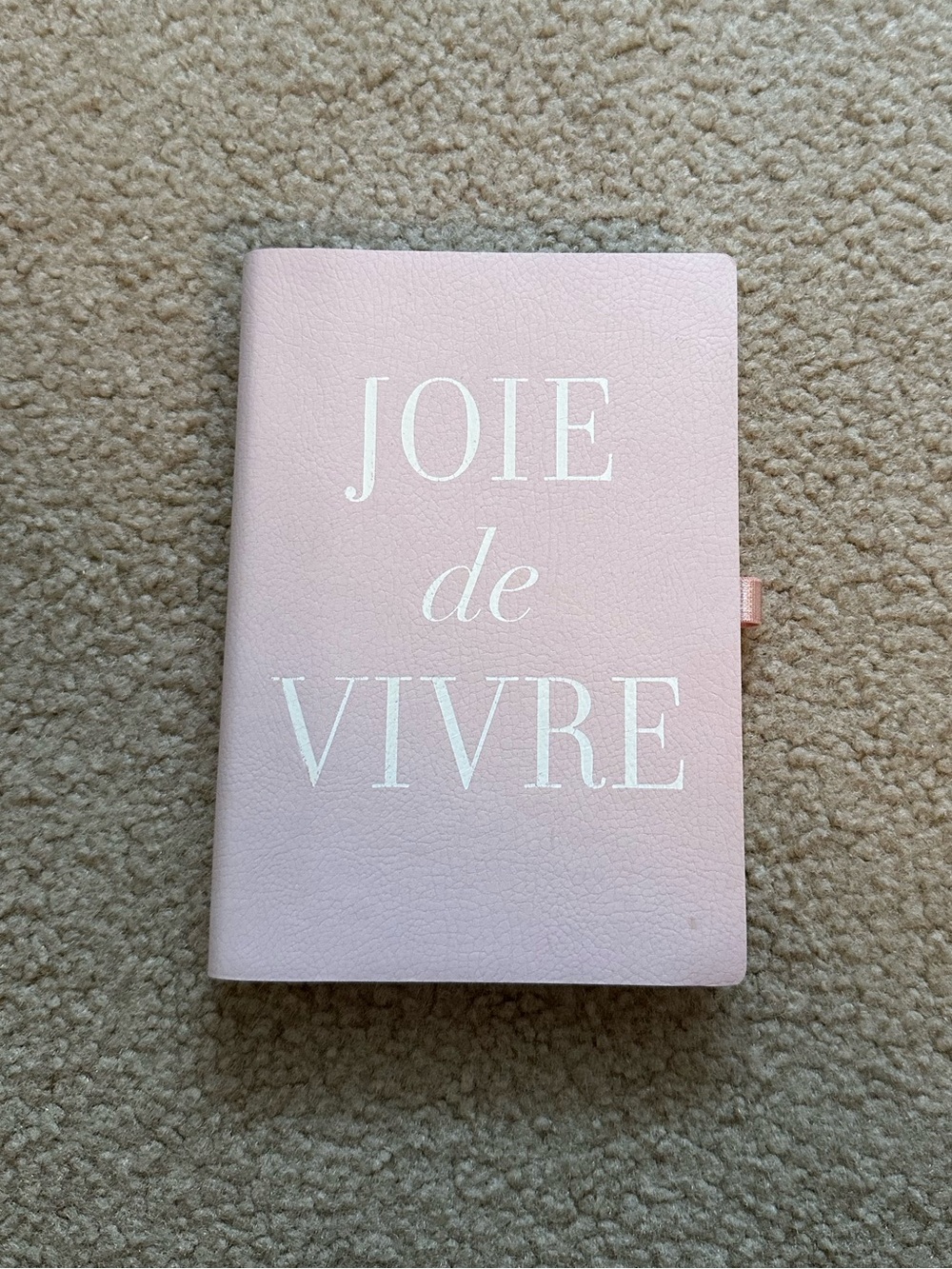 Pink notebook